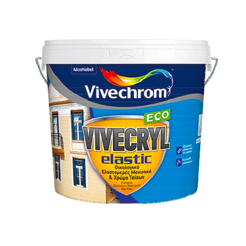 VIVECHROM  WHITE ELASTIC ECO VIVECRYL  10LT