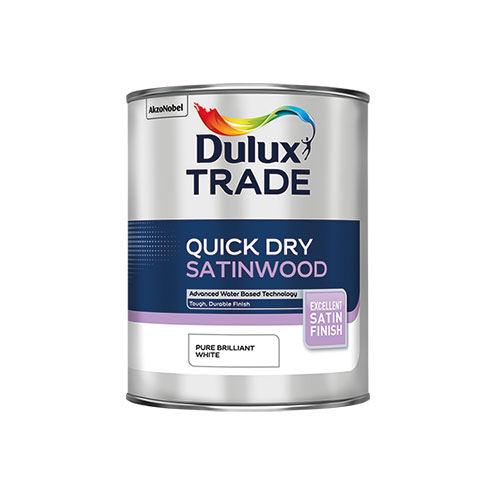 DULUX TRADE SATINWOOD PURE BRILLIANT