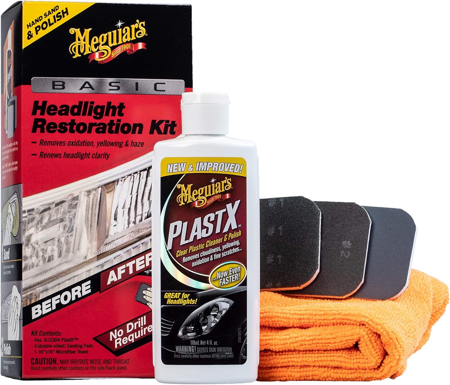 MEGUIARS BASIC HEADLIGHT RESTORATION