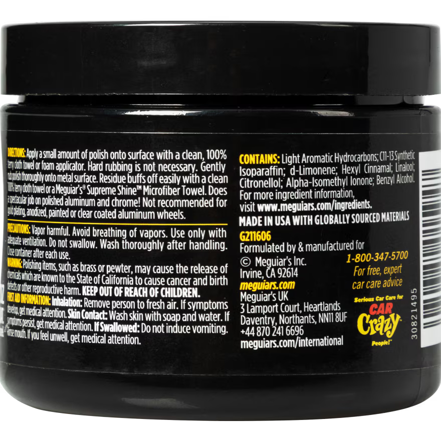 MEGUIARS ALL METAL POLISH UNIT 148ML