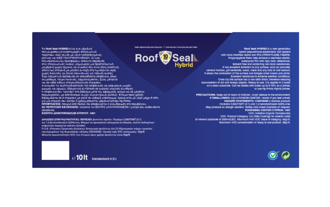 ROOF SEAL HYBRID 10 YEARS 10L